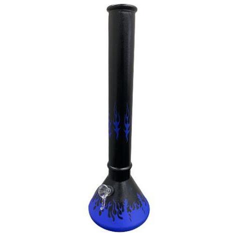 Blue Flame All Glass Beaker Water Pipe Bong (46cm) - High Note Bongs