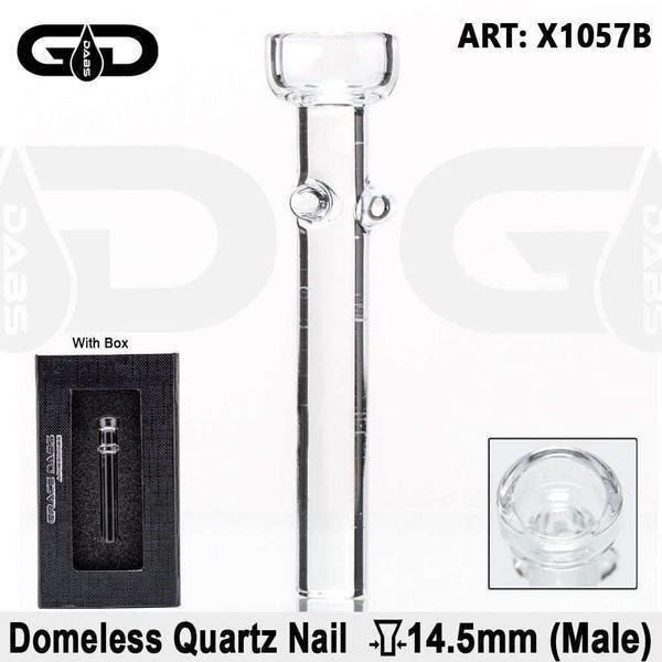 Dome less Quartz Nail For Oil Bongs - Male 14.5mm - High Note Bongs