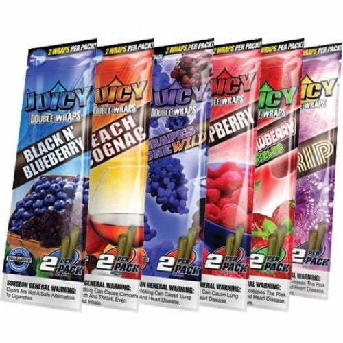 JUICY JAY’S DOUBLE WRAPS ASSORTED FLAVOURS - 2 PACK - High Note Bongs