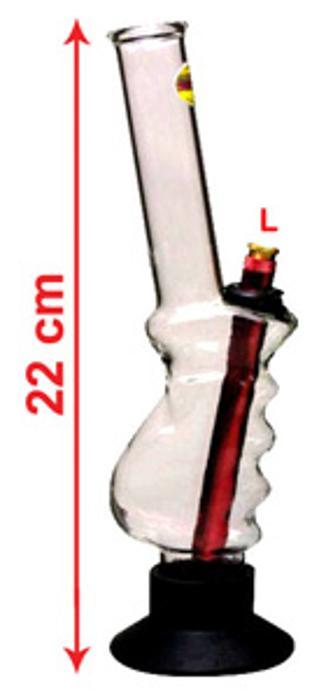 MWP Bonza Baby Glass Gripper Water Pipe Bong (22cm) - High Note Bongs