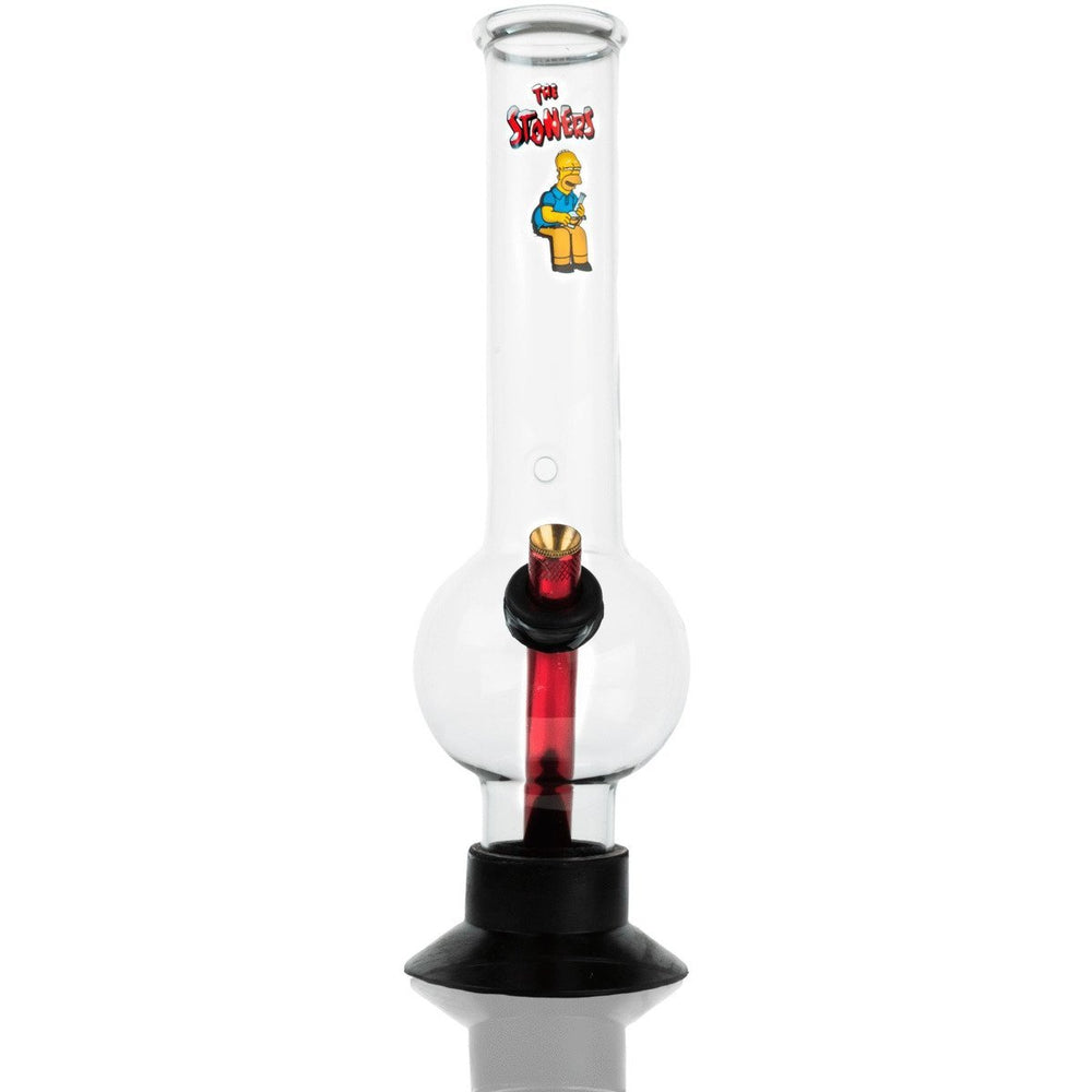 MWP Large Glass Bonza Bubble Water Pipe Bong - The Stoners (30cm)  - High Note Bongs