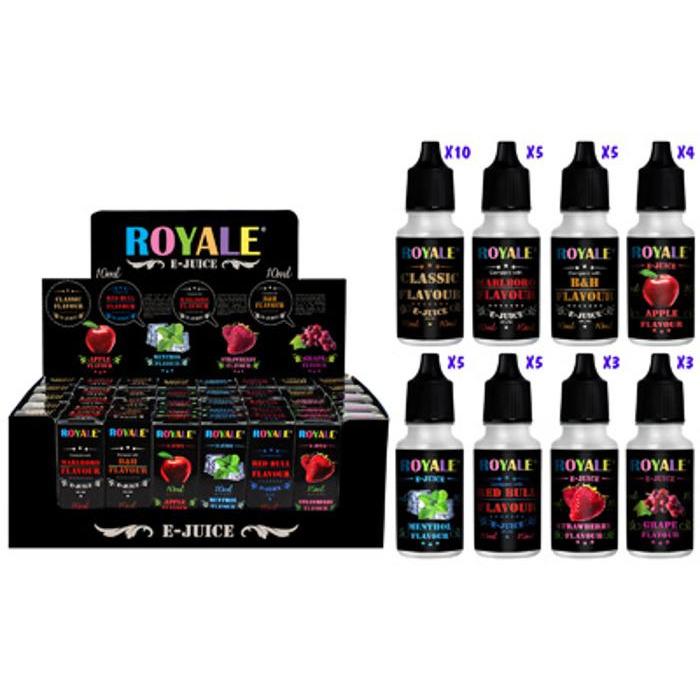 Royale E-juice 10ml - Assorted Flavours - High Note Bongs